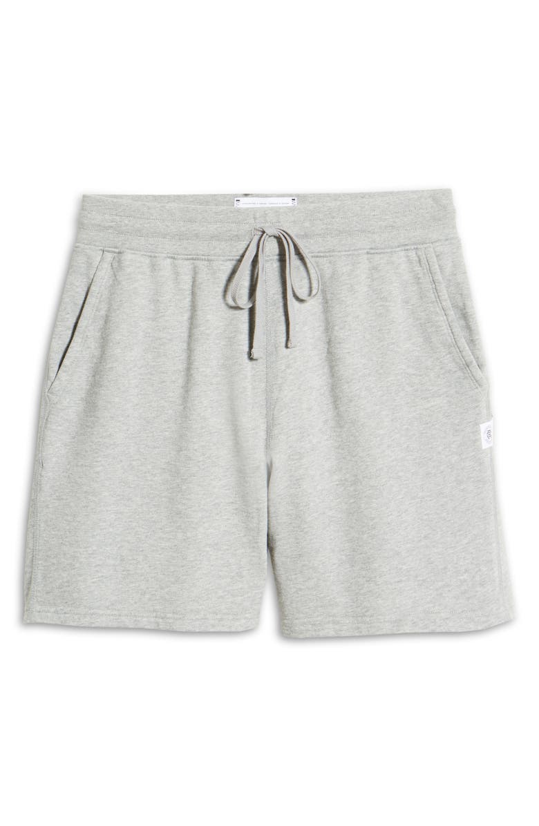 Reigning Champ 6-Inch Lightweight Terry Shorts, Alternate, color, Heather Gy