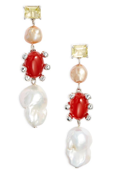 Dotto Potion Linear Drop Earrings