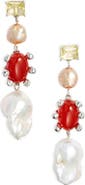 FARIS Dotto Potion Linear Drop Earrings