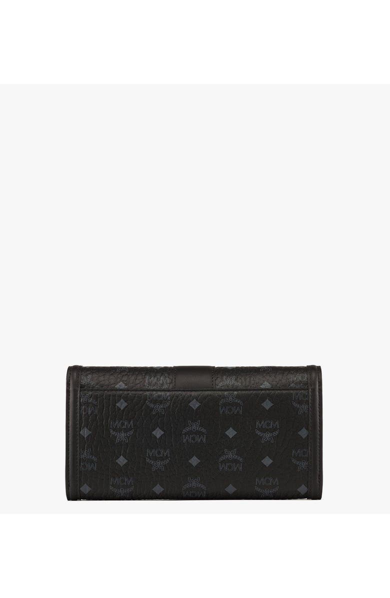 MCM Tracy Chain Wallet in Visetos, Alternate, color, Black