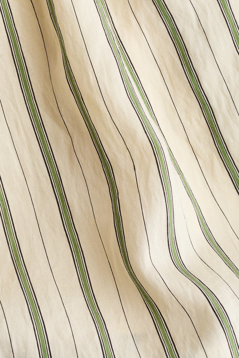 Lyocell-blend Pull-on Shorts, Alternate, color, Cream/striped