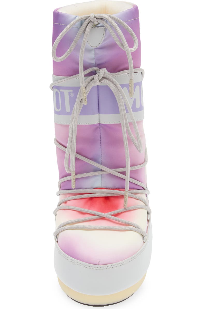 Moon Boot<sup>®</sup> Tie Dye Icon Water Resistant Moon Boot<sup>®</sup>, Alternate, color,