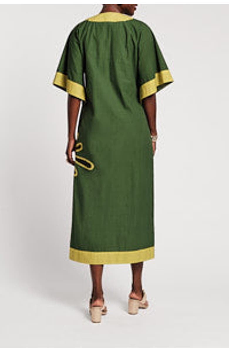 Frances Valentine Delightful Canopy Caftan, Alternate, color, Green/Multi