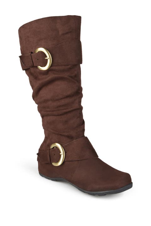 Jester Side Buckle Tall Boot (Women) (Wide Calf)