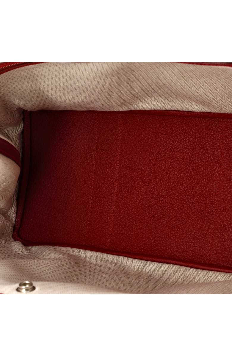 Pre-Owned Hermes Garden Party Tote Leather 36, Alternate, color, Rouge Casaque