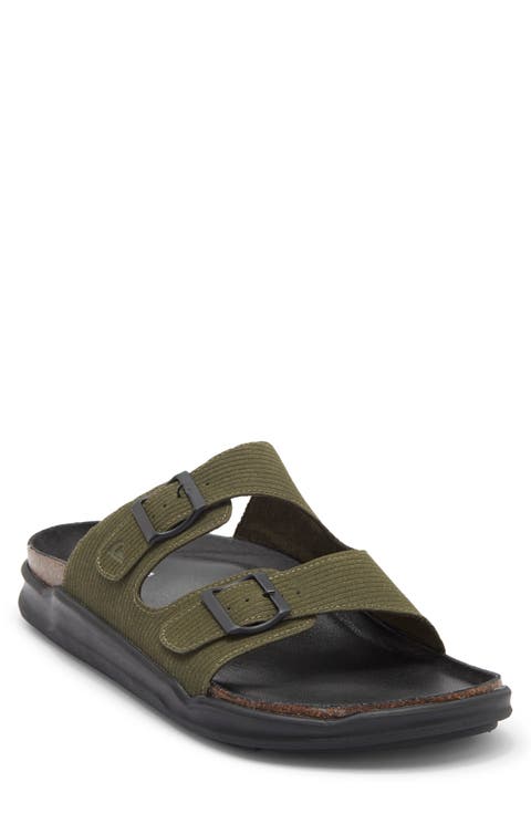 Deck Double Strap Slide Sandal (Men)