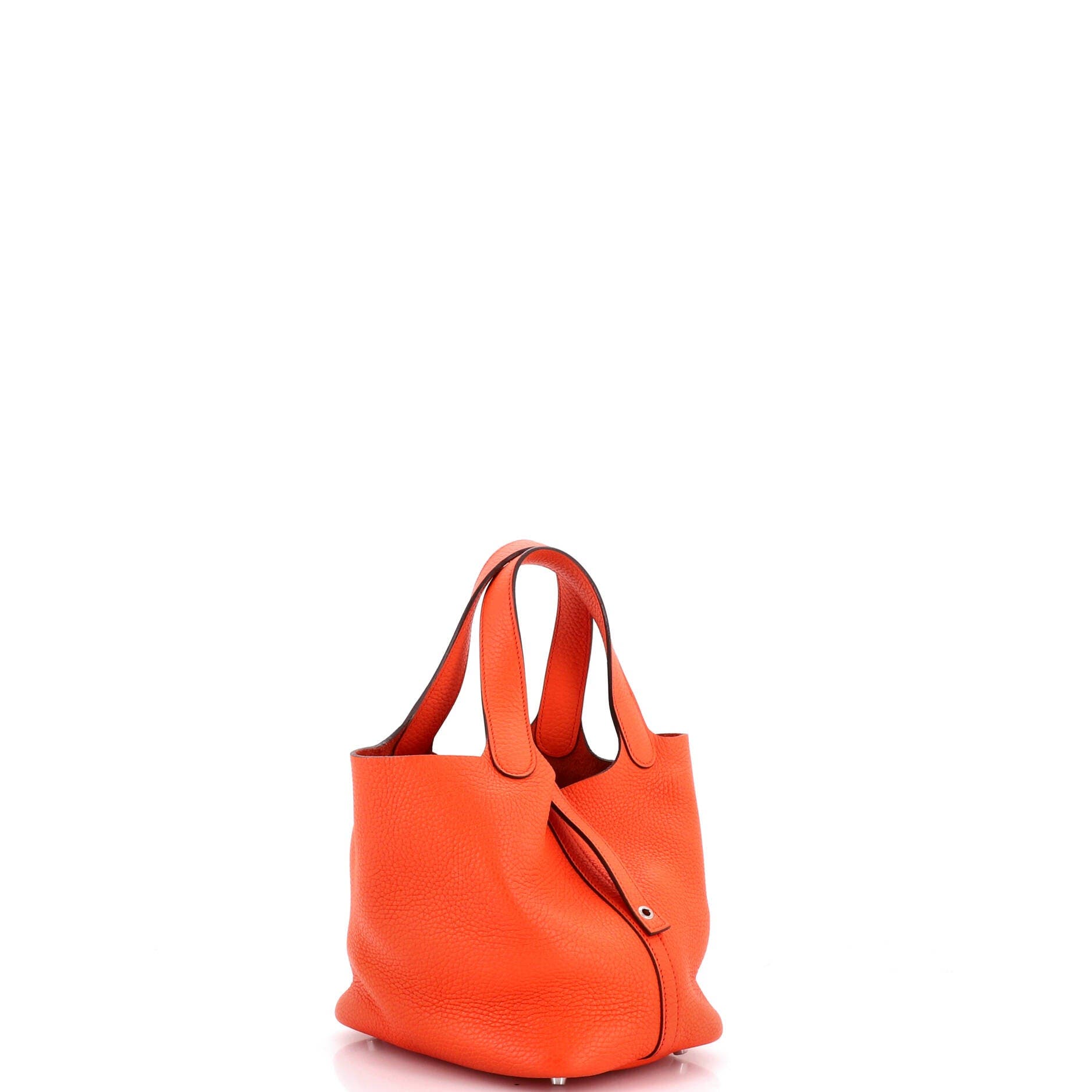 Picotin Lock Bag Clemence PM, Alternate, color, Orange Poppy