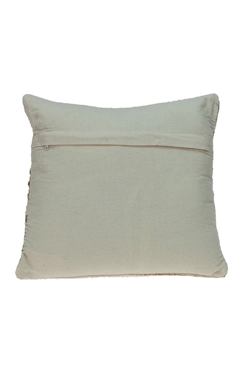 PARKLAND COLLECTION Lennon Transitional Ivory Throw Pillow, Alternate, color, Ivory