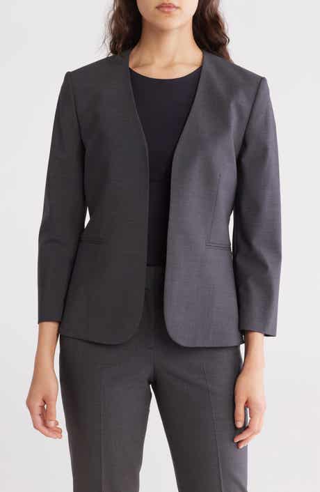 Theory Lindrayia Stretch Wool Blazer Jacket