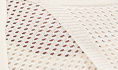 Vix Paula Hermanny Rena Open Knit Cover-up Pareo In White