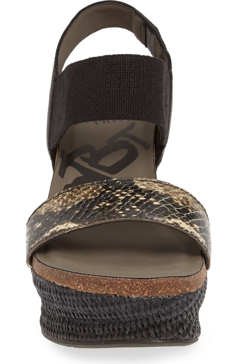 OTBT 'Bushnell' Wedge Sandal, Alternate, color,
