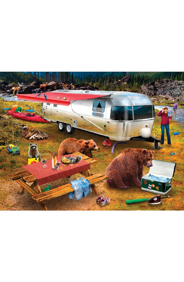 Sunsout Camping Bandits 300 piece Jigsaw Puzzle for Adults, Alternate, color, Multicolor