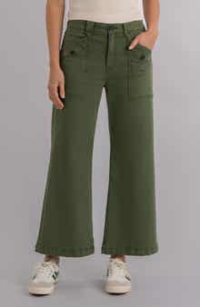 Meg High Waist Wide Leg Utility Pants