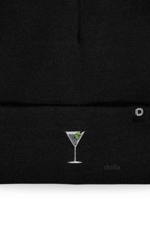 Dalix Martini Beanie Cap In Black