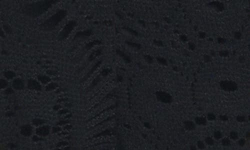 Sunshine 79 Open Stitch Cover-up Beach Pants In Black