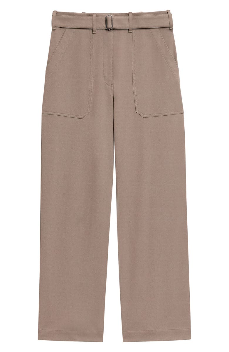 Theory Cotton Blend Utility Pants, Alternate, color, Walnut