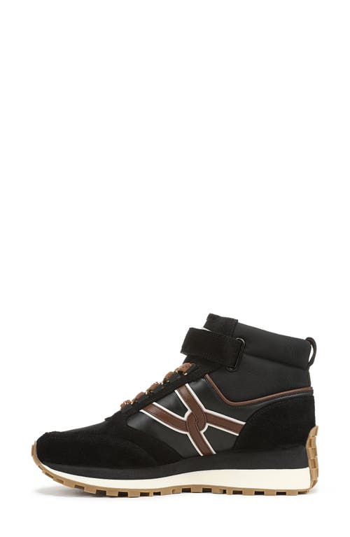 Veronica Beard Valentina Hi Sneaker In Black