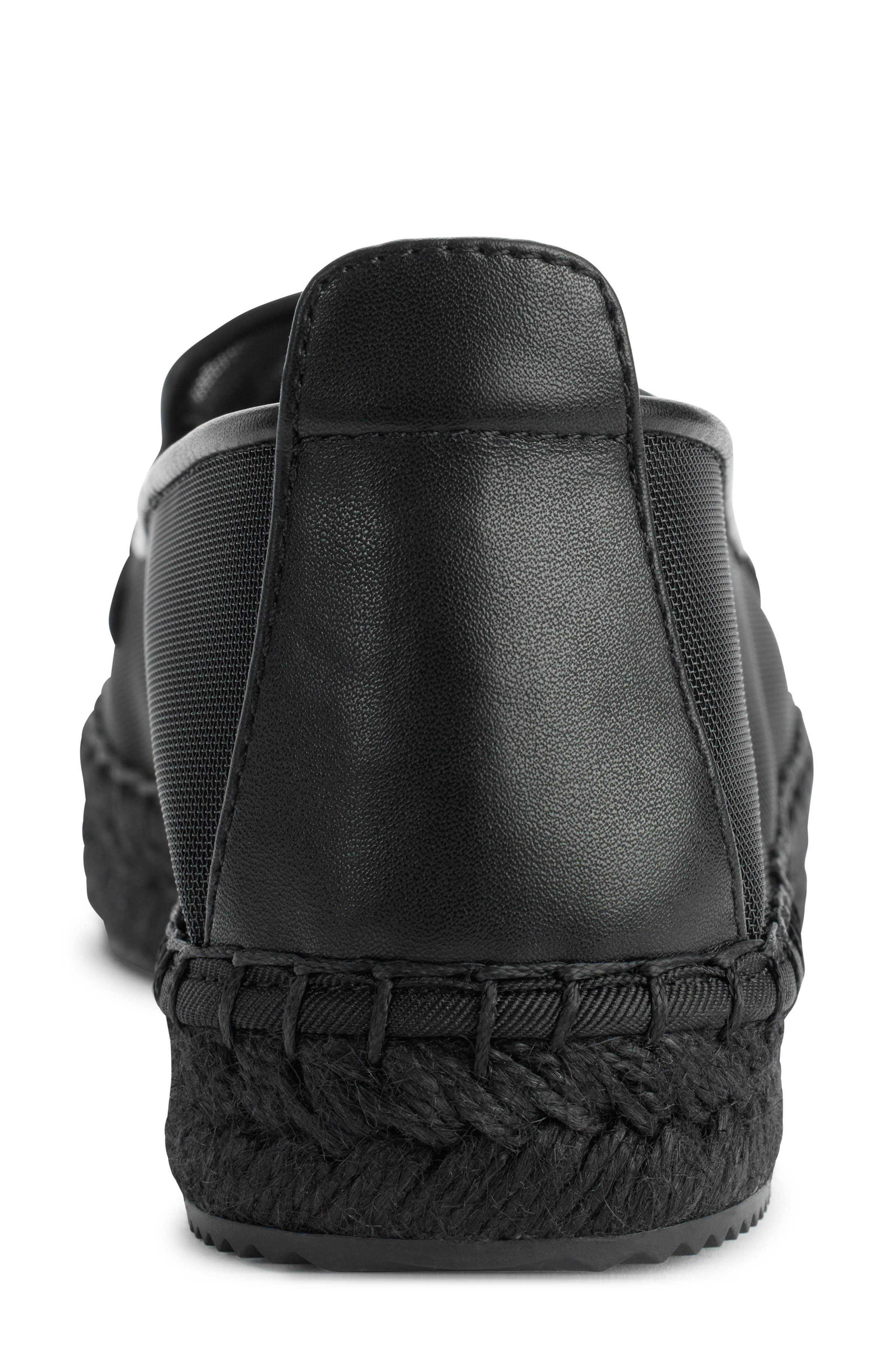 Mallandra Logo Espadrille, Alternate, color, BLACK