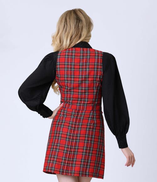 Unique Vintage 1960s Scoop Neck Vest In Red