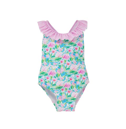 UPF 50+ Mindy Crossback swimsuit for Girls