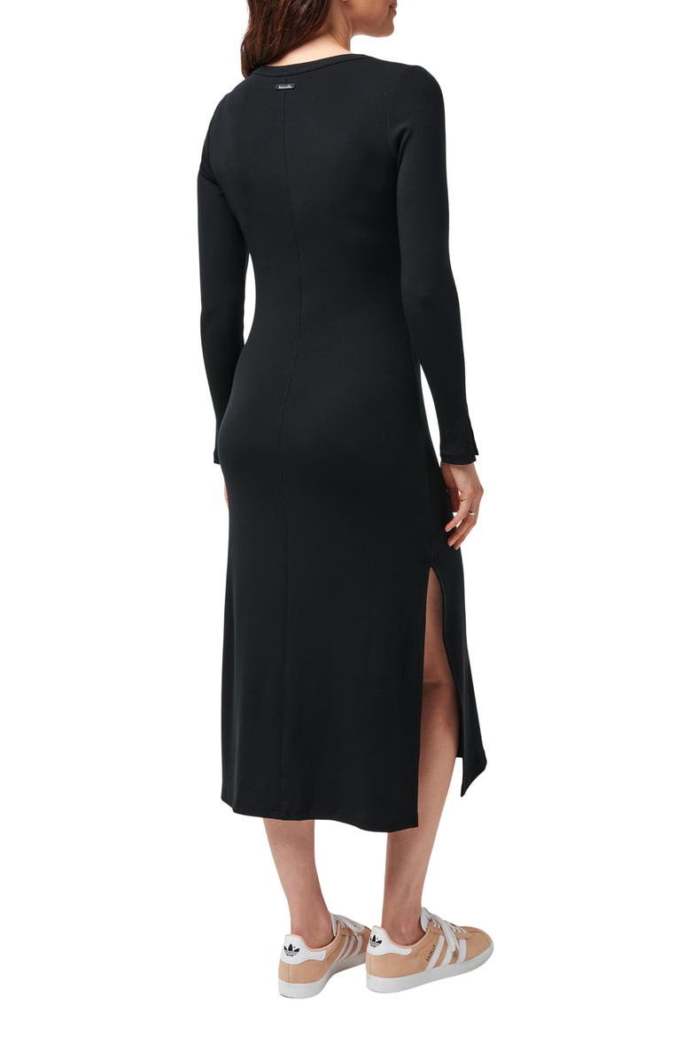 TravisMathew Cloud Retreat Long Sleeve Rib Dress, Alternate, color, 
