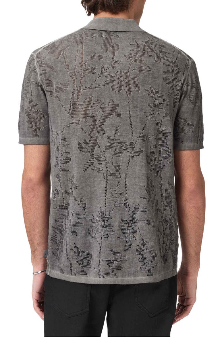 Miguel Pointelle Knit Camp Shirt, Alternate, color, FLAGSTONE GREY