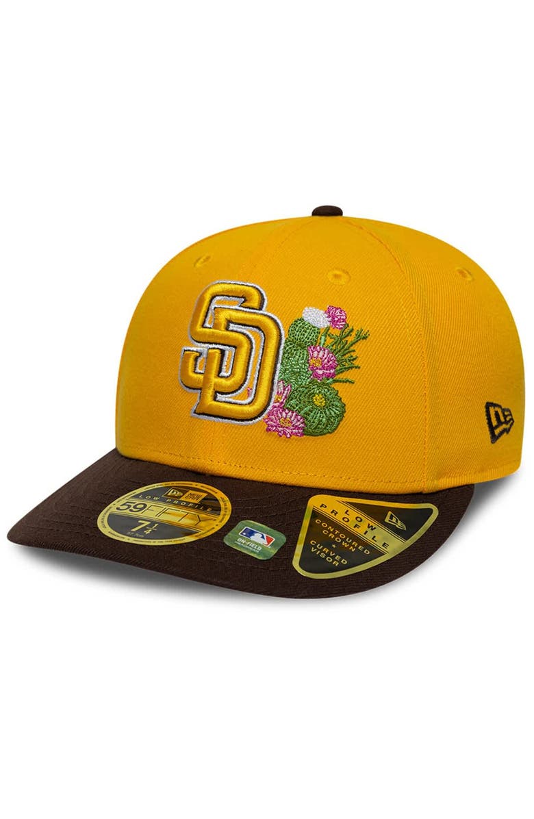 New Era Men's New Era  Gold/Brown San Diego Padres 2026 Spring Training Low Profile 59FIFTY Fitted Hat, Alternate, color, Gold
