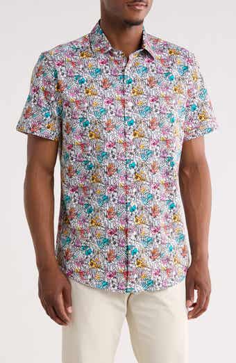 Benloch Short Sleeve Cotton Button-Up Shirt