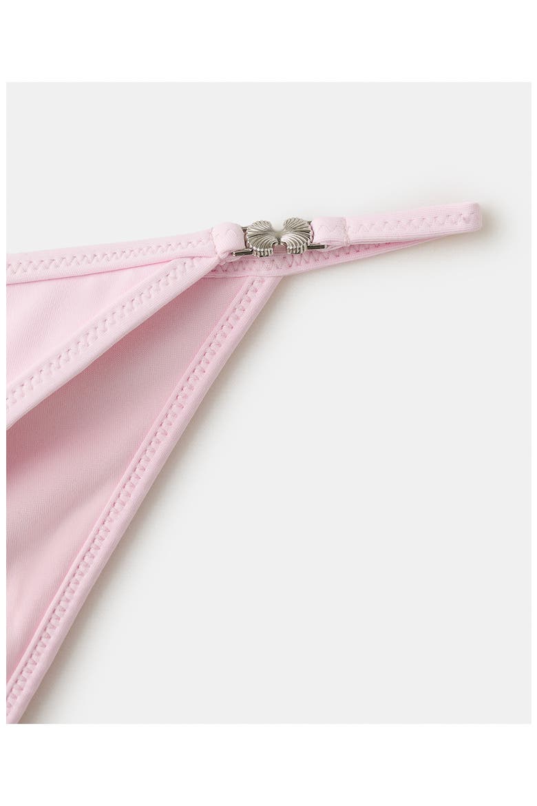 Hardware Detailed Bikini Bottoms, Alternate, color, LIGHT PINK