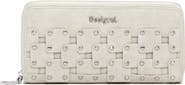 Desigual Embossed Faux Leather Long Wallet