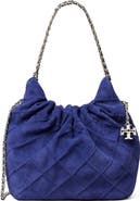 Tory Burch Fleming Suede Mini Hobo