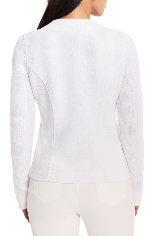 Nic + Zoe Nic+zoe Mix Zip Front Knit Jacket