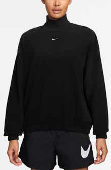 Nike Phoenix Plush Cozy Oversized Mock Neck Sweatshirt