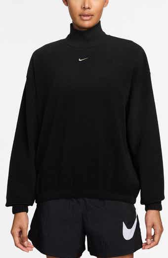 Nike Phoenix Plush Cozy Oversized Mock Neck Sweatshirt