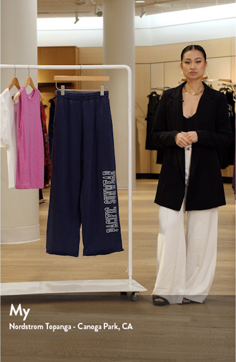 Washed Extreme Baggy Wide Leg Sweatpants, sales video thumbnail