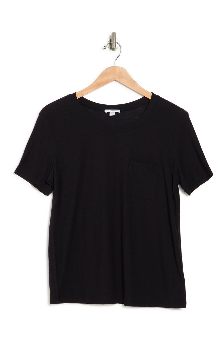 James Perse Crewneck Pocket T-Shirt, Alternate, color,