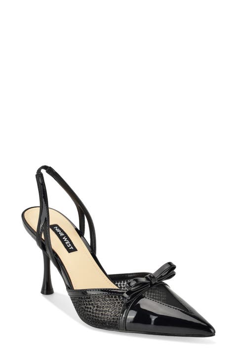 Padell Pointed Toe Slingback Pump
