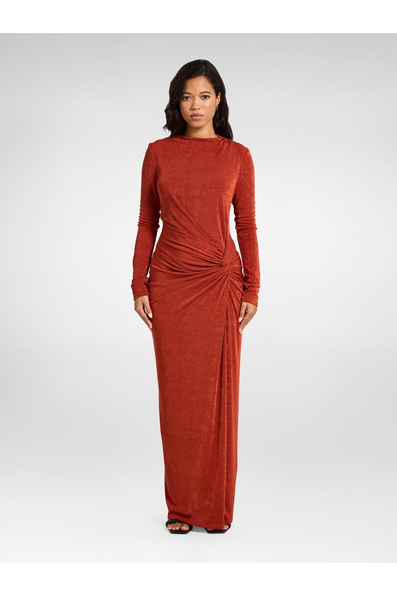 Athena Dress, Main, color, Rust