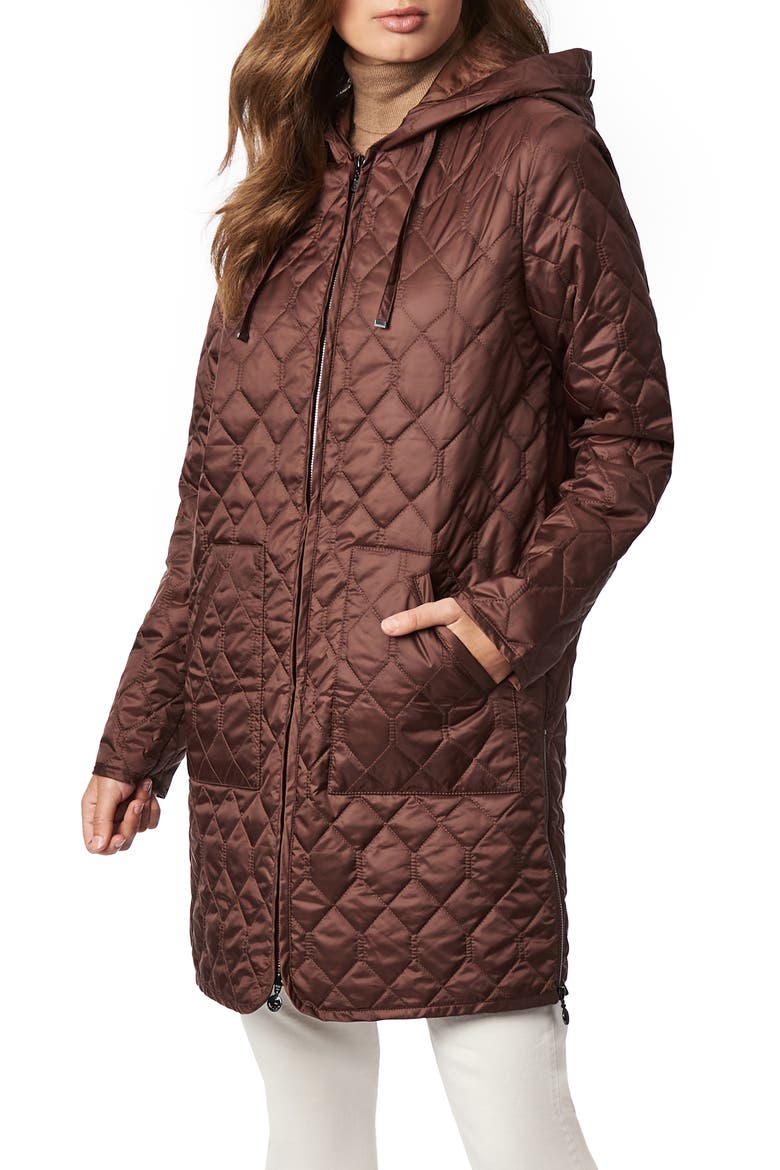 Quilted Hooded Liner Jacket, Main, color, PECAN