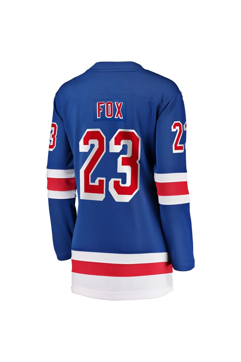 Women's Fanatics Branded Adam Fox Blue New York Rangers Home Premier Breakaway Player Jersey, Alternate, color, Blue