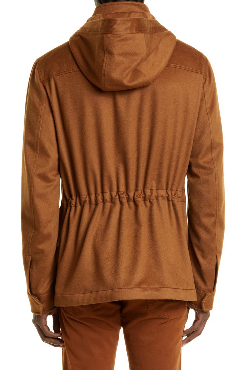 ZEGNA Elements Lite Cashmere Jacket, Alternate, color, Caramel