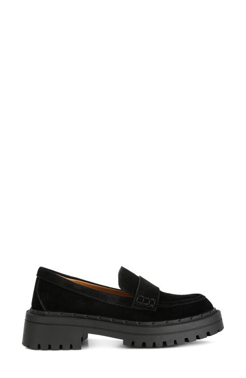 Rag & Co Honora Lug Sole Loafer In Black