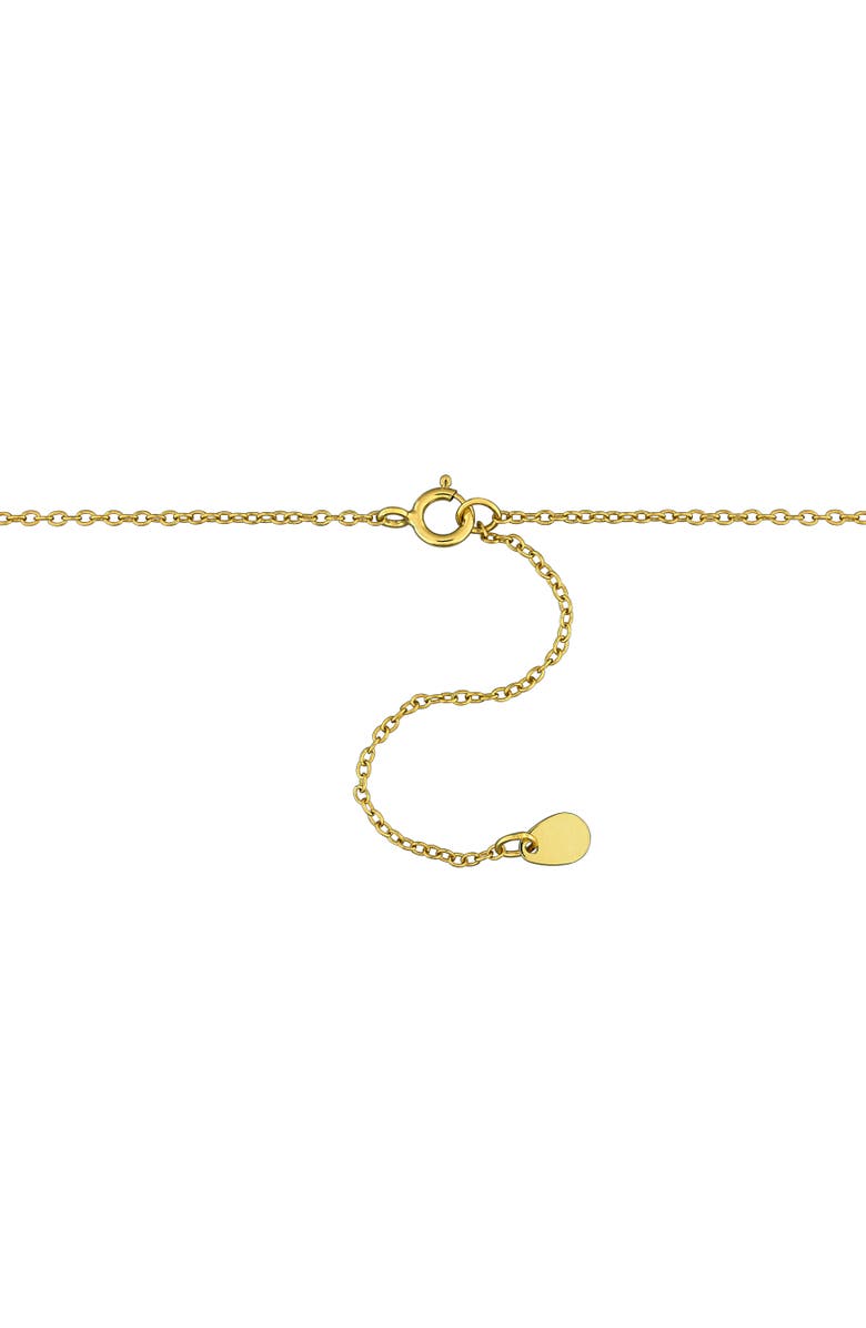 Julianna B. Lab-Created White Sapphire Station Necklace, Alternate, color, Gold-Plated