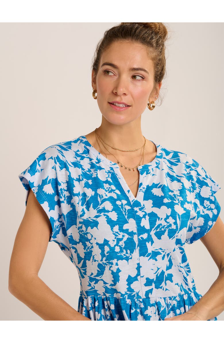 Brakeburn Ranieli Floral Print Midi Dress, Alternate, color, Blue