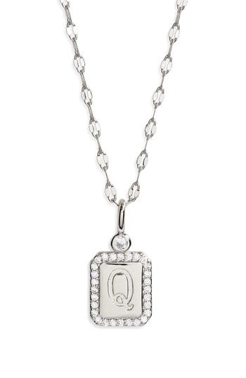 Leith Initial Pendant Necklace