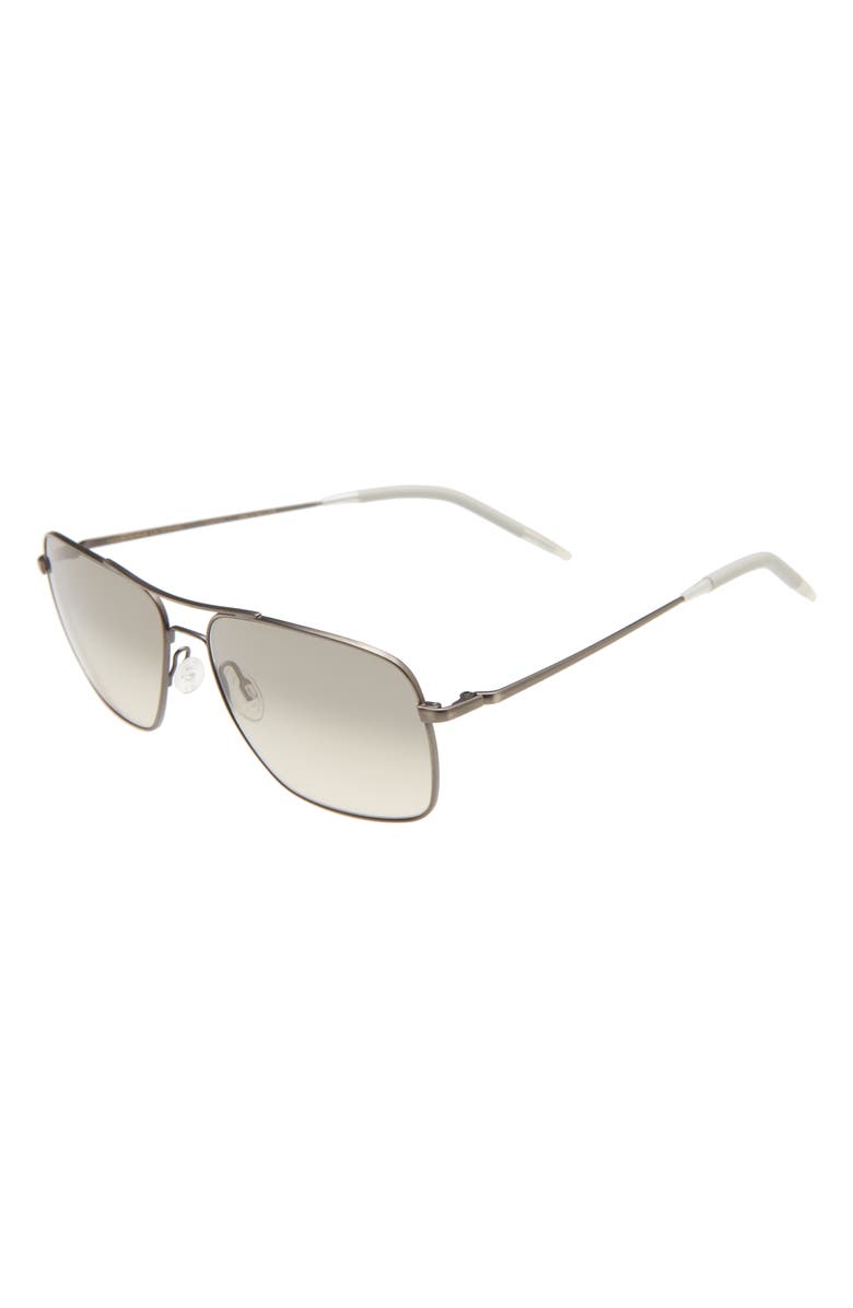 Oliver Peoples Clifton 54mm Gradient Aviator Sunglasses, Alternate, color, 