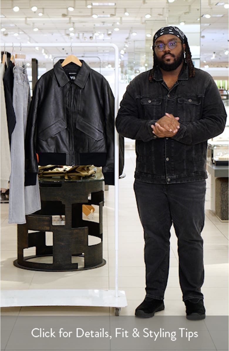 Leather Bomber Jacket, sales video thumbnail