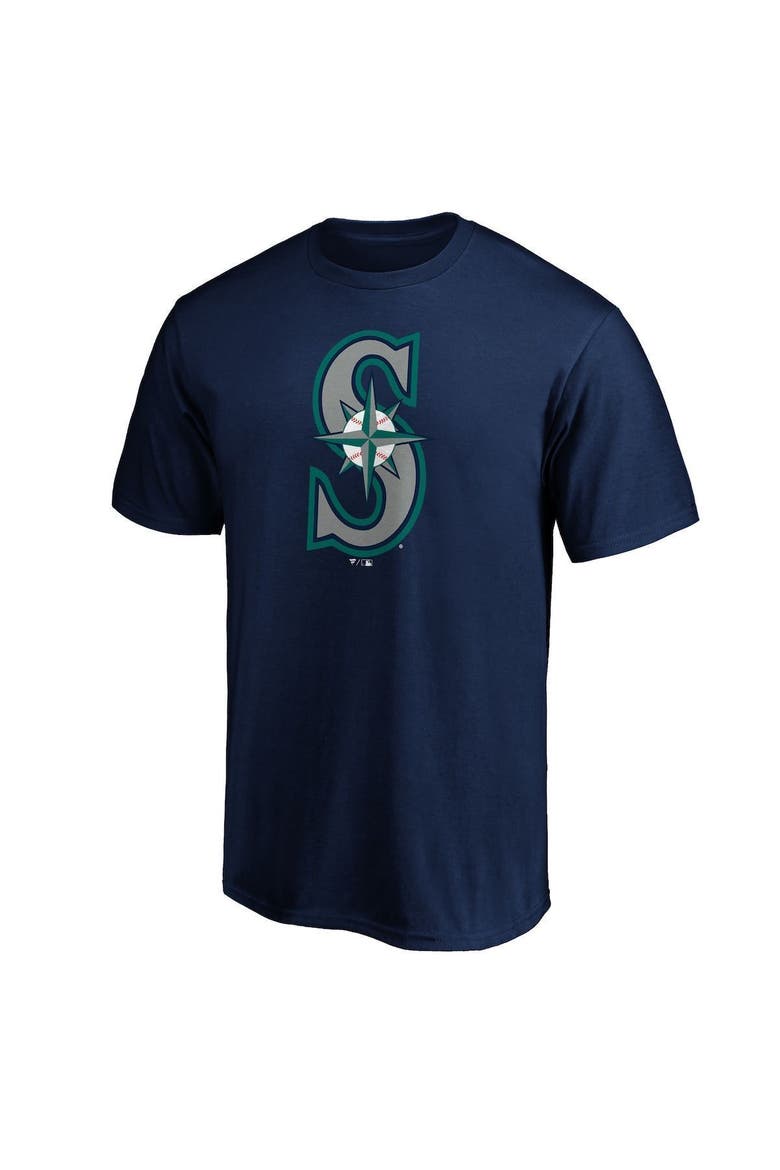Men's Fanatics Branded Navy Seattle Mariners Official Logo T-Shirt, Alternate, color, NAVY