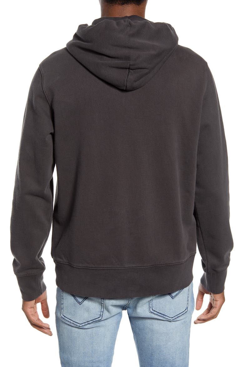 Hooded Sweatshirt, Alternate, color, BLACK COAL