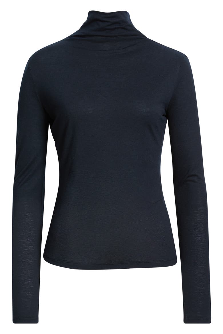 Elavu Turtleneck Top, Alternate, color, SKY CAPTAIN